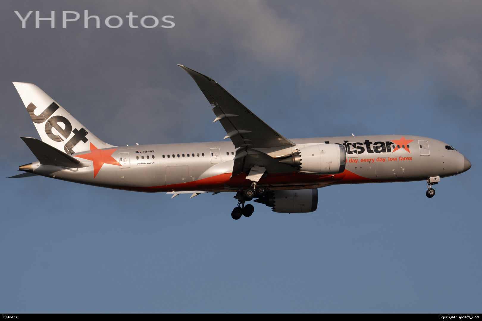 VH-VKL捷星澳洲航空波音787-8