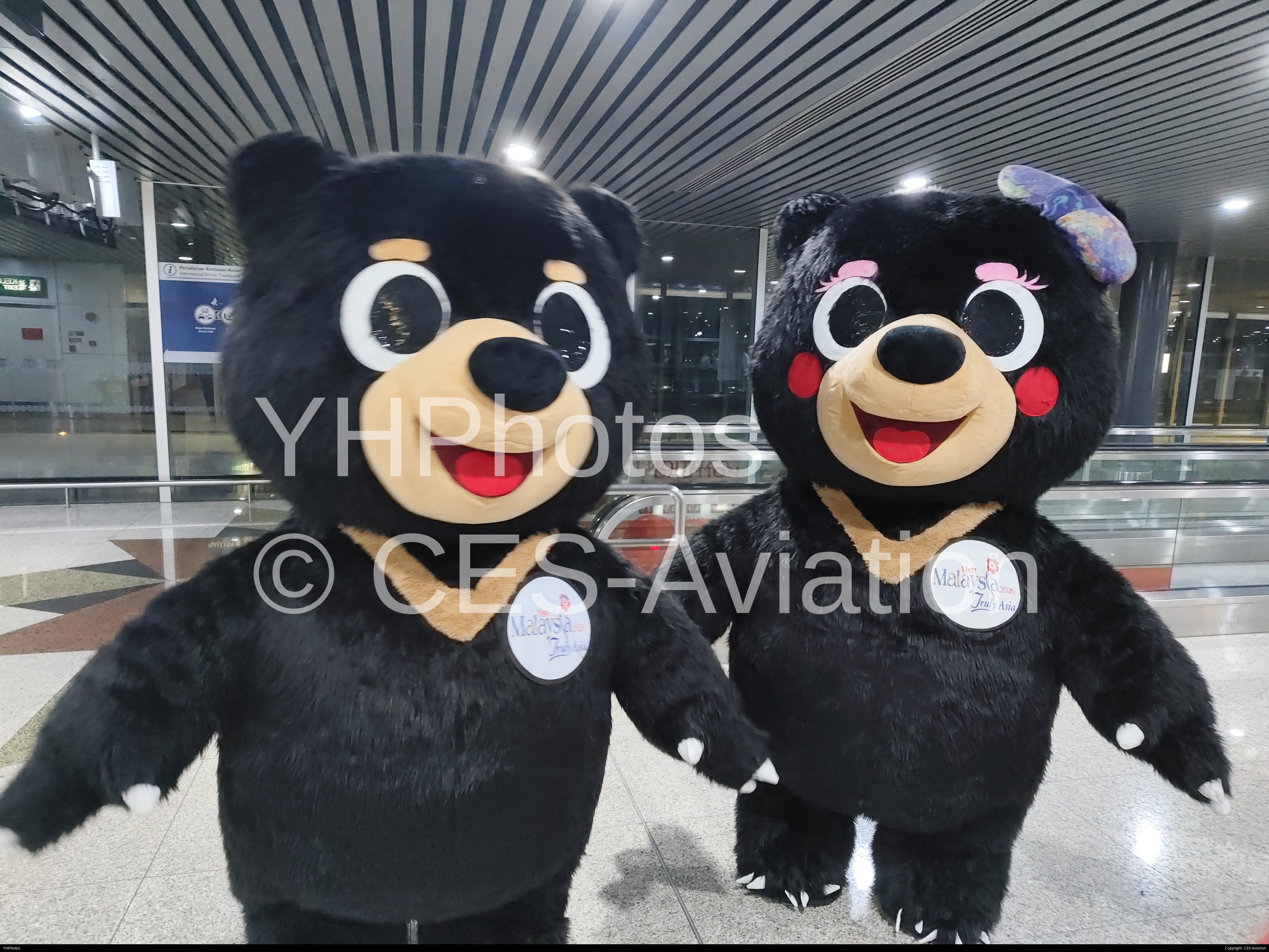 东航太原→吉隆坡首航小熊（吉隆坡）